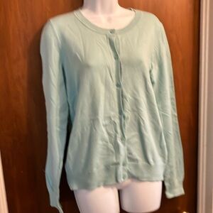 Talbots Pima cotton button down sweater new with tags